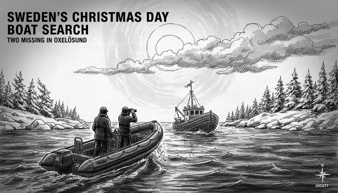 Sweden's Christmas Day Boat Search: Two Missing in Oxelösund