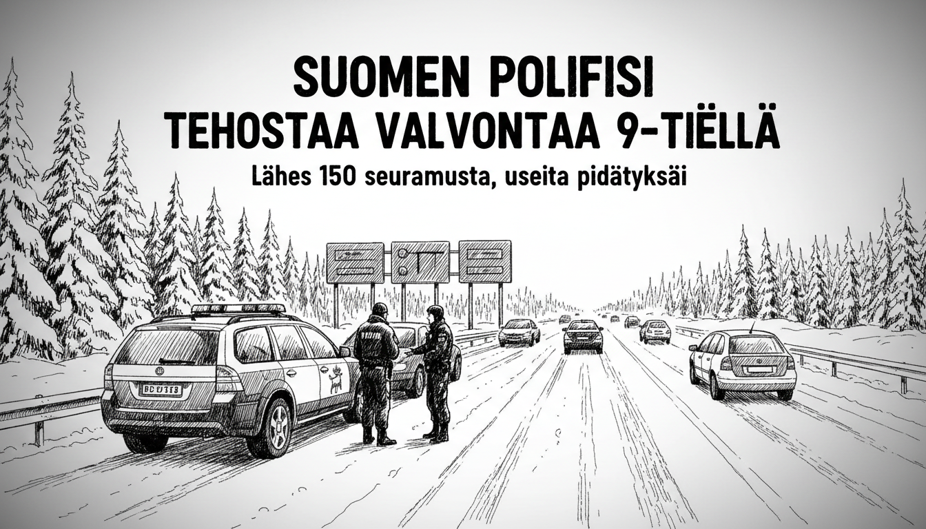 Finnish Police Intensify Highway 9 Surveillance Amid Traffic Violations