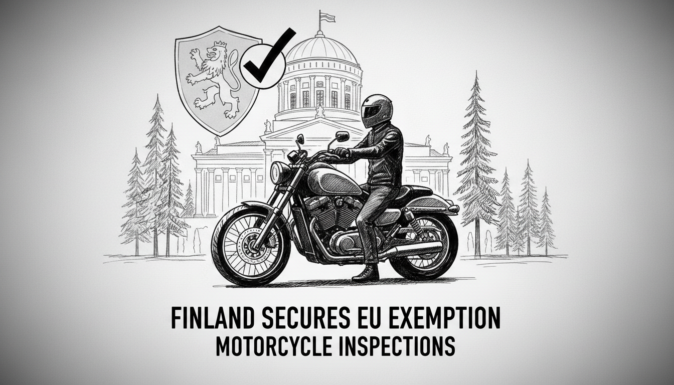 Finland Secures EU Exemption for Motorcycle Inspections