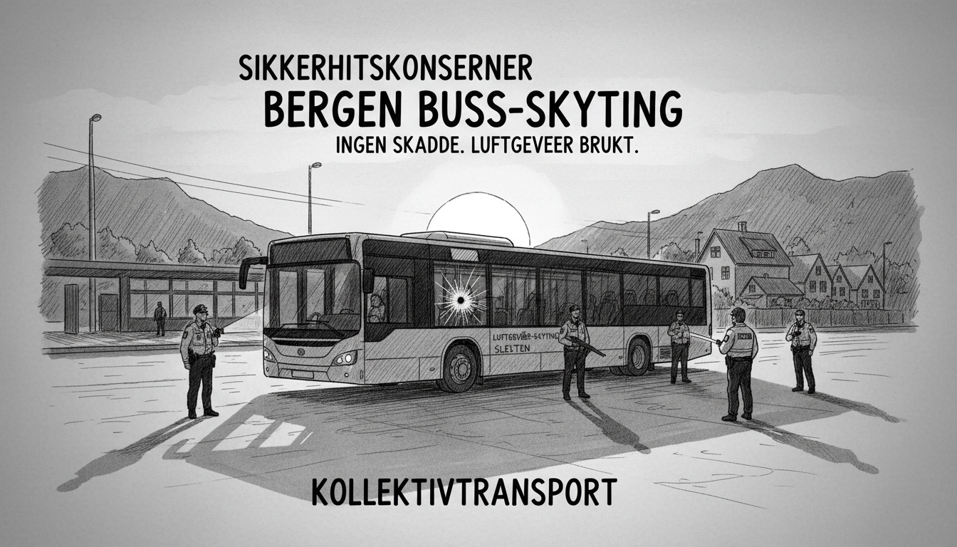 Bus Shooting Incident in Bergen Raises Security Concerns