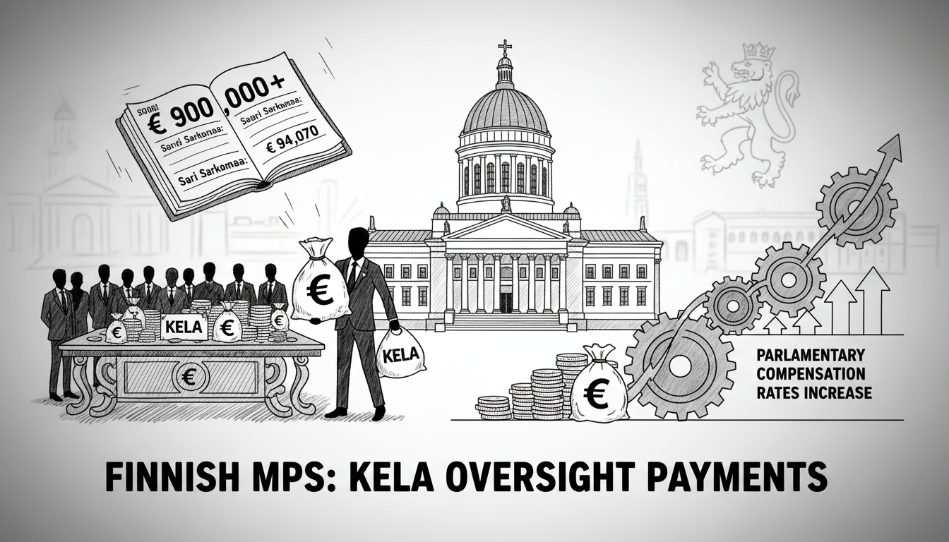 Finnish MPs Receive Over €900,000 in Kela Oversight Payments