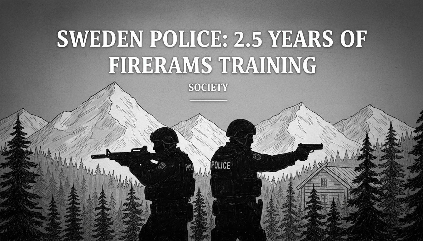 Sweden Police: 2.5 Years of Firearms Training