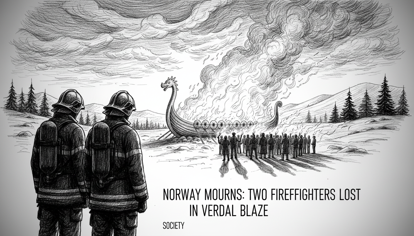 Norway Mourns Two Firefighters in Verdal Blaze