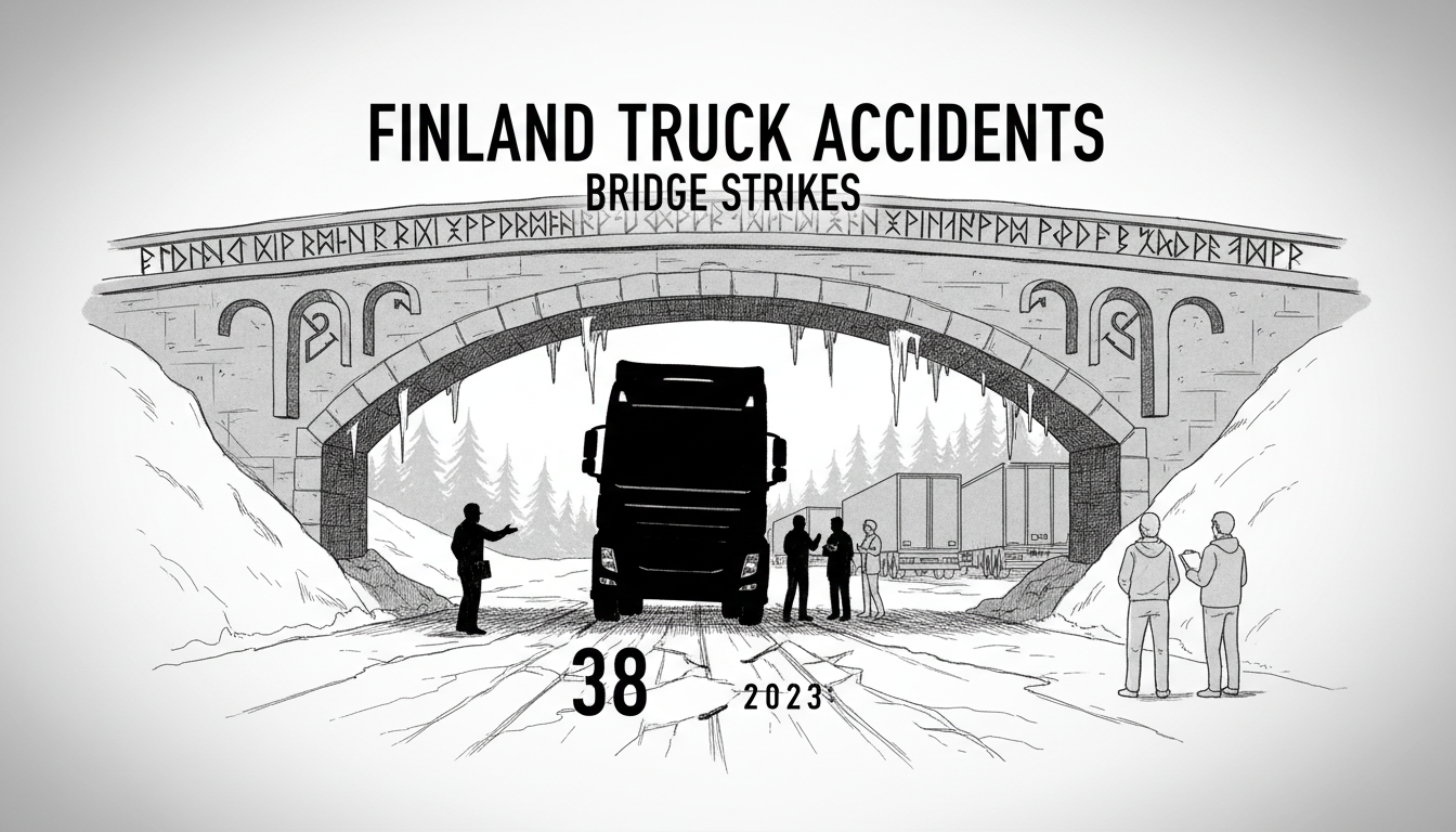 Finland Truck Accidents: 38 Bridge Strikes in 2023