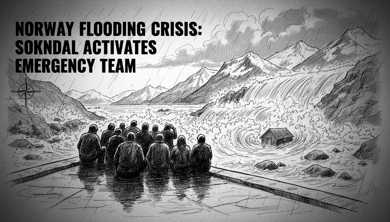 Norway Flooding Crisis: Sokndal Activates Emergency Team