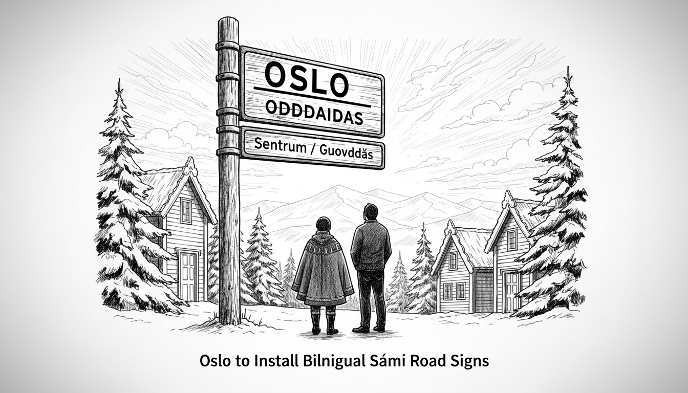 Oslo to Install Road Signs with Sámi Names