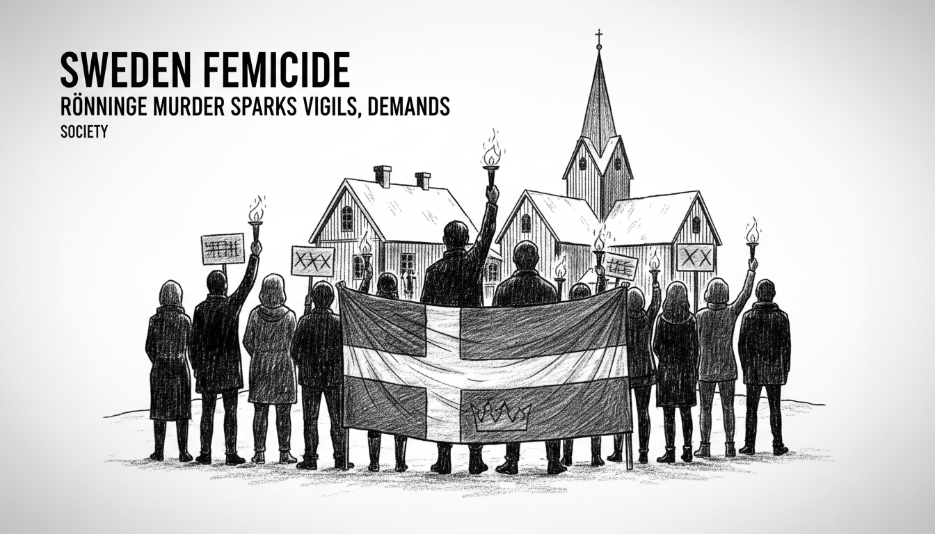 Sweden Femicide: Rönninge Murder Sparks Vigils, Demands
