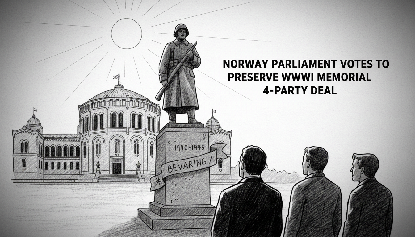 Norway Parliament Votes to Preserve WWII Memorial: 4-Party Deal