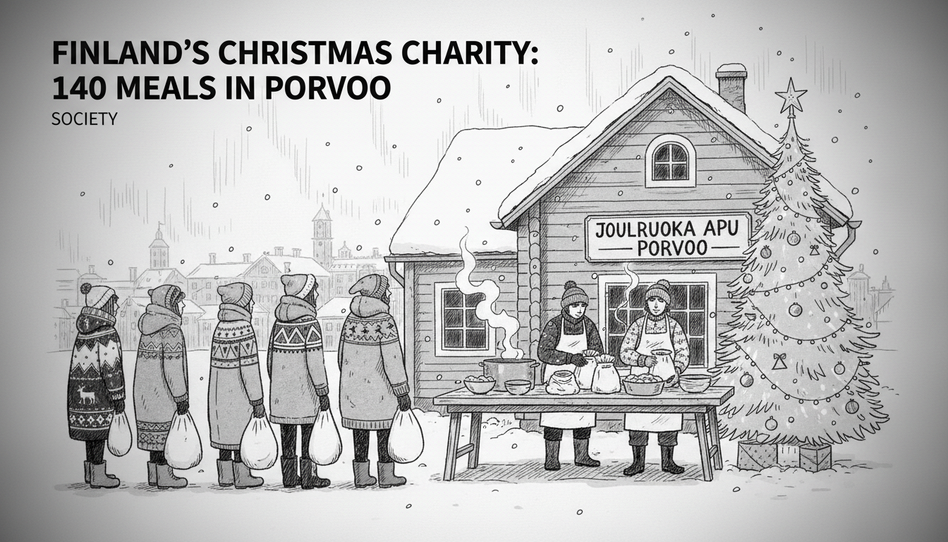 Finland's Christmas Charity: 140 Meals in Porvoo