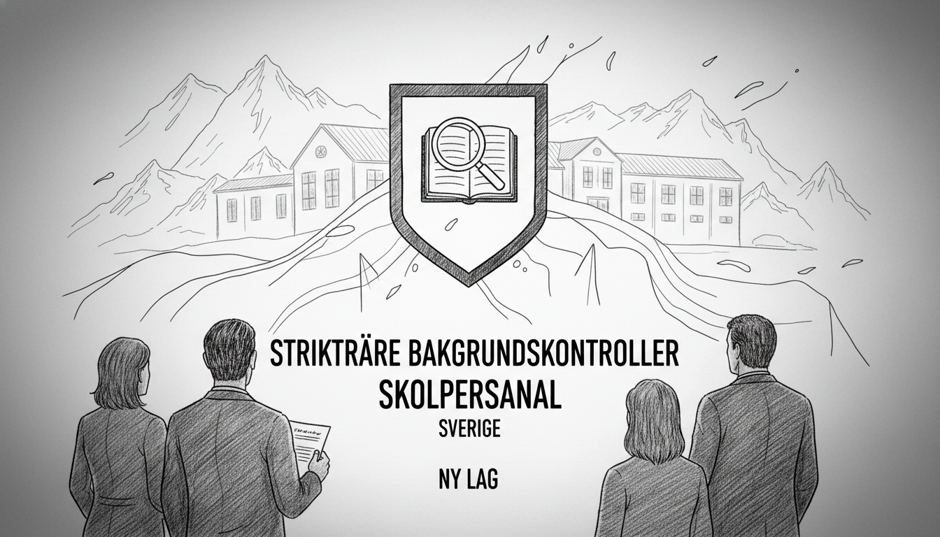 Swedish Government Proposes Stricter School Staff Background Checks