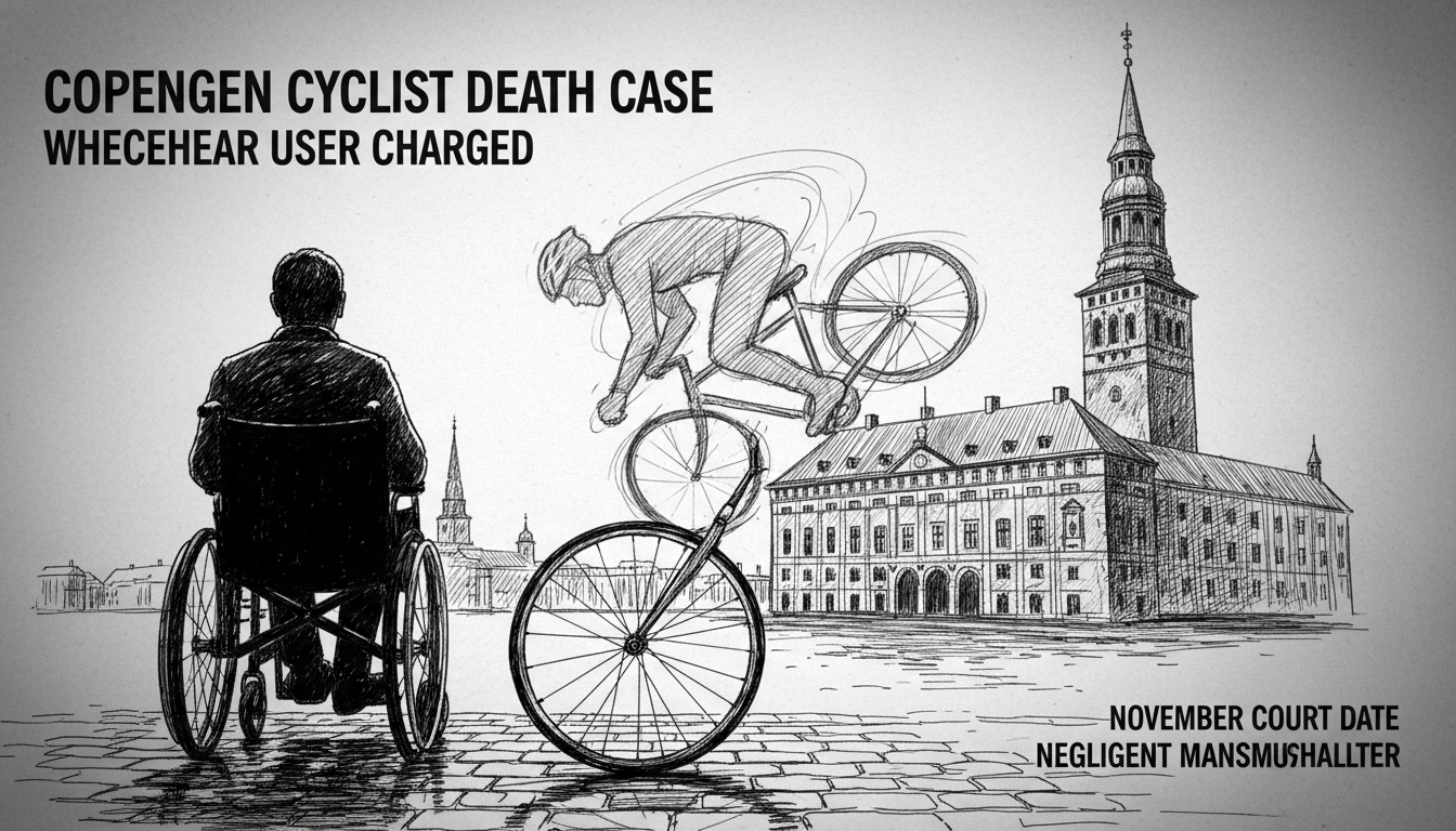 Wheelchair User Charged in Copenhagen Cyclist Death Case