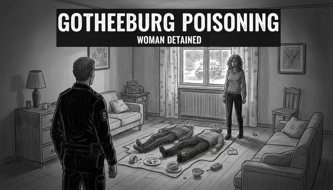 Elderly Couple Poisoned in Gothenburg Home, Woman Suspected