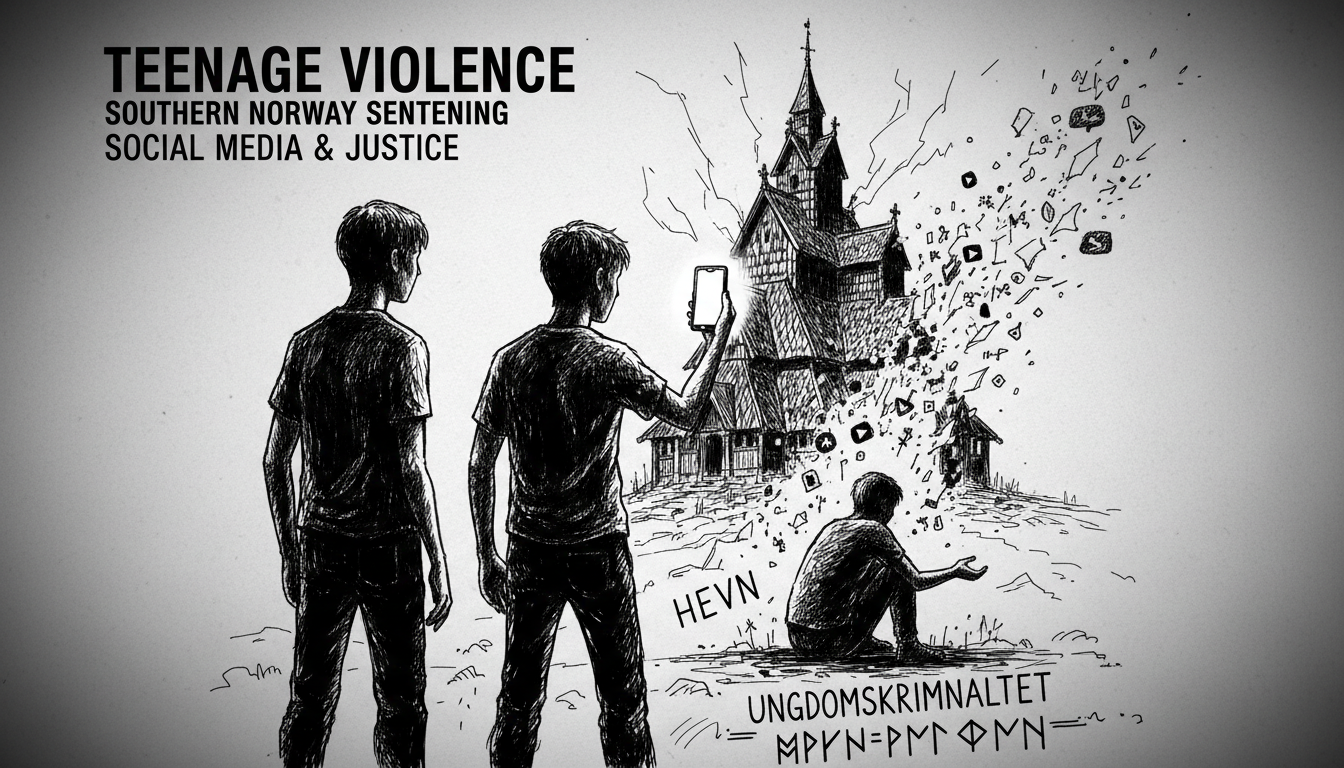 Teenagers Sentenced for Violent Robberies in Southern Norway