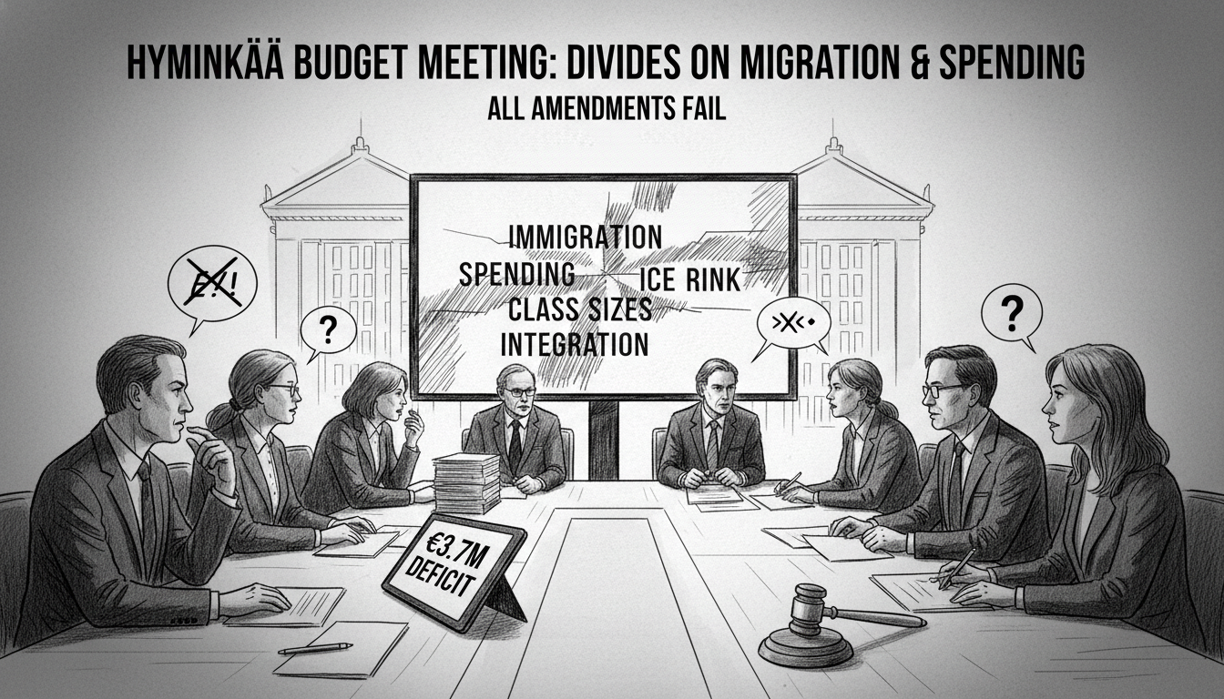 Hyvinkää Budget Meeting Reveals Deep Political Divides on Migration and Spending