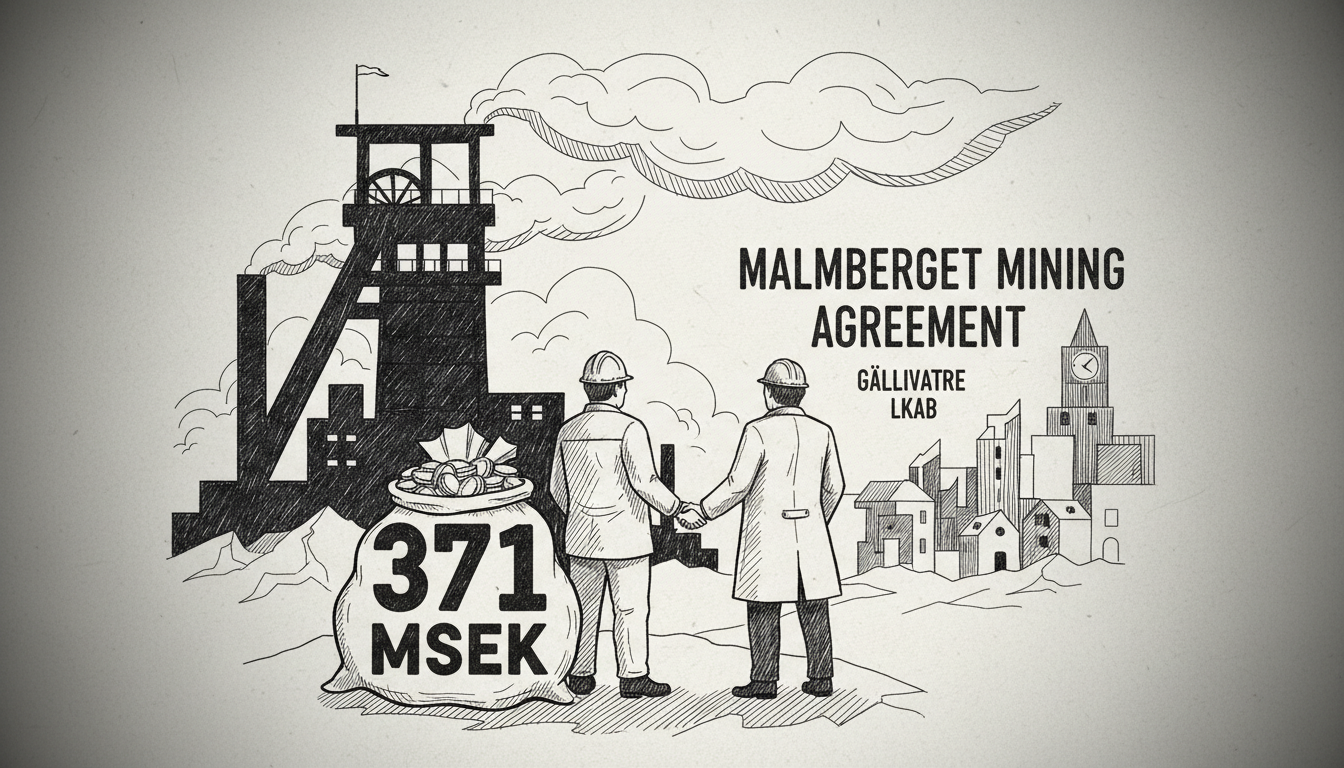 Malmberget Mining Agreement Provides Municipality with 371 Million SEK