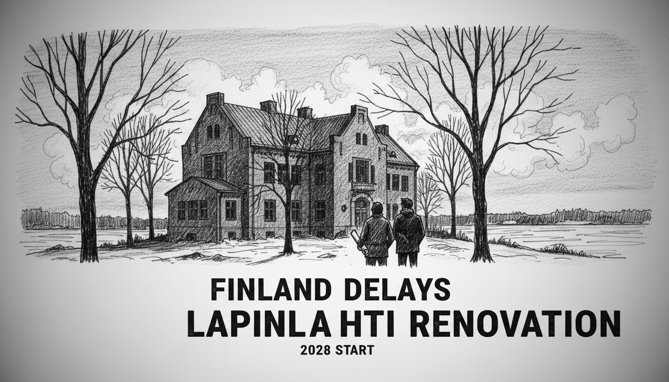 Finland Delays Lapinlahti Renovation: 2028 Start