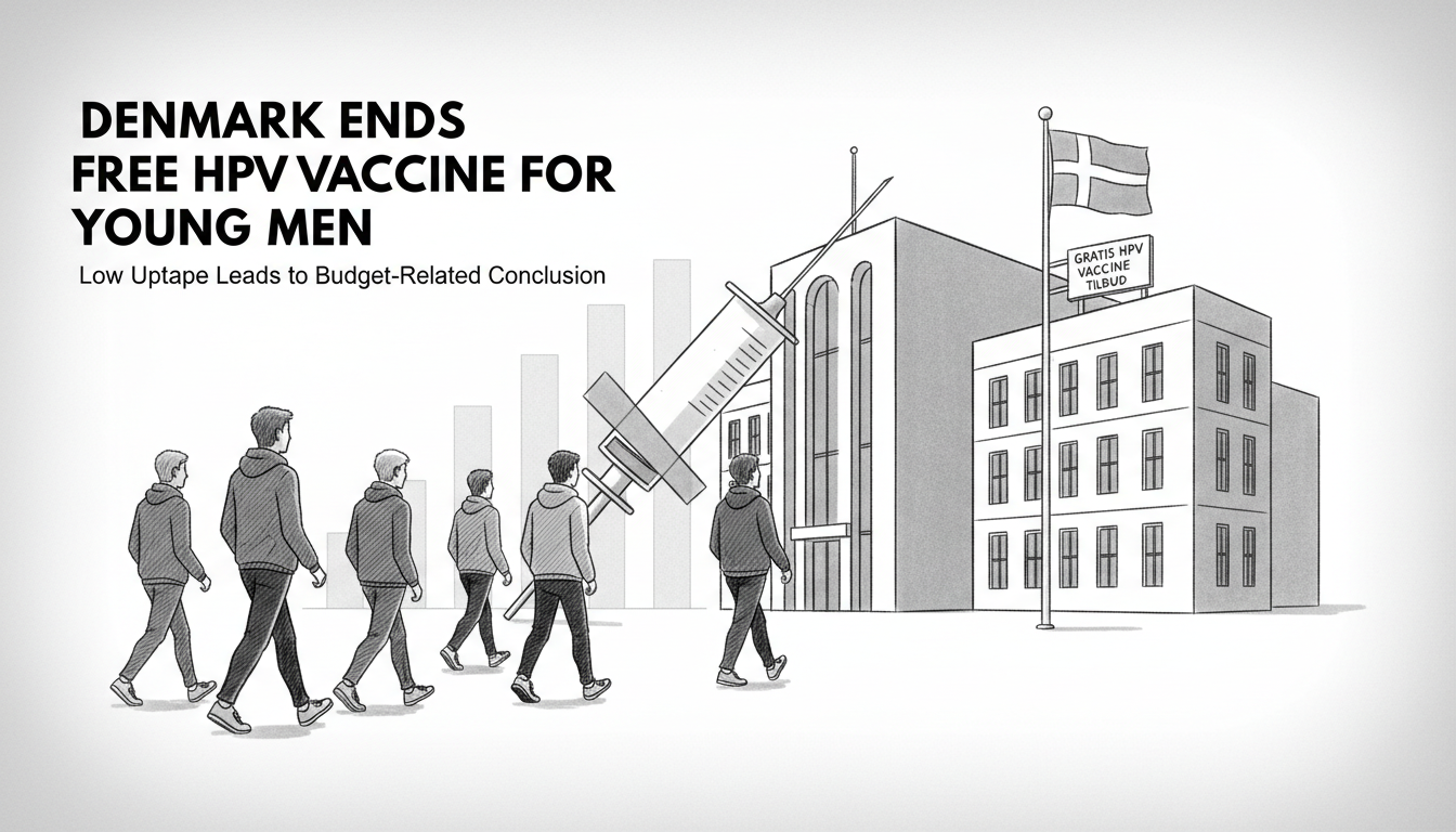 Denmark Ends Free HPV Vaccine Offer for Young Men After Low Uptake
