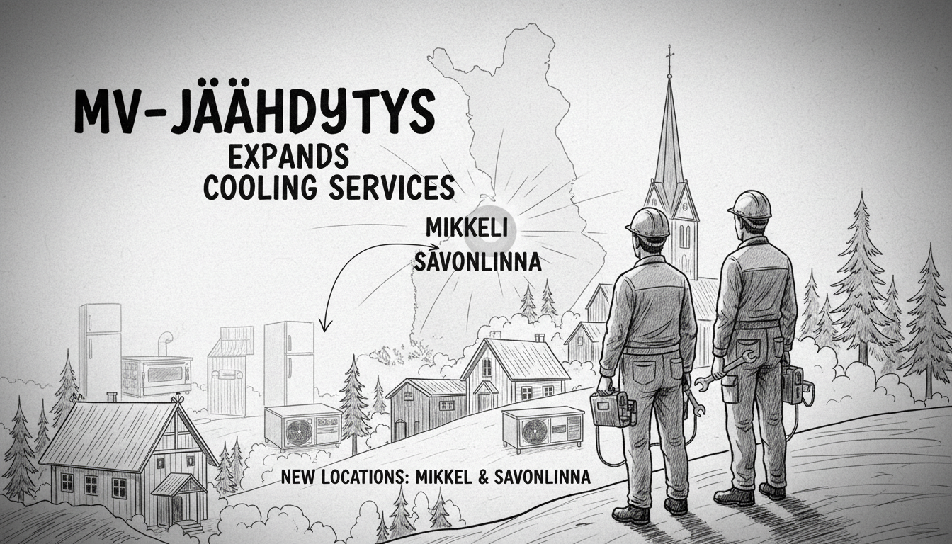 MV-Jäähdytys Expands Cooling Services to Mikkeli Region