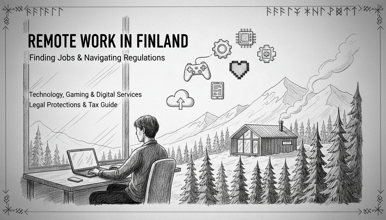 Remote Work in Finland: Finding Jobs and Navigating Regulations