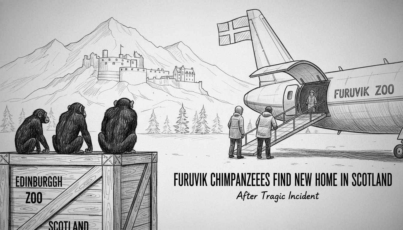 Furuvik's Chimpanzees Find New Home in Scotland After Tragic Incident