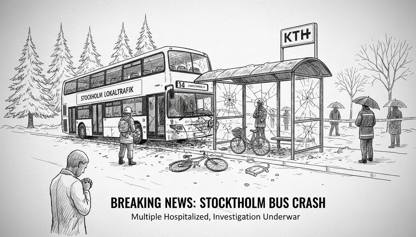 Stockholm Bus Crash Leaves Multiple Hospitalized