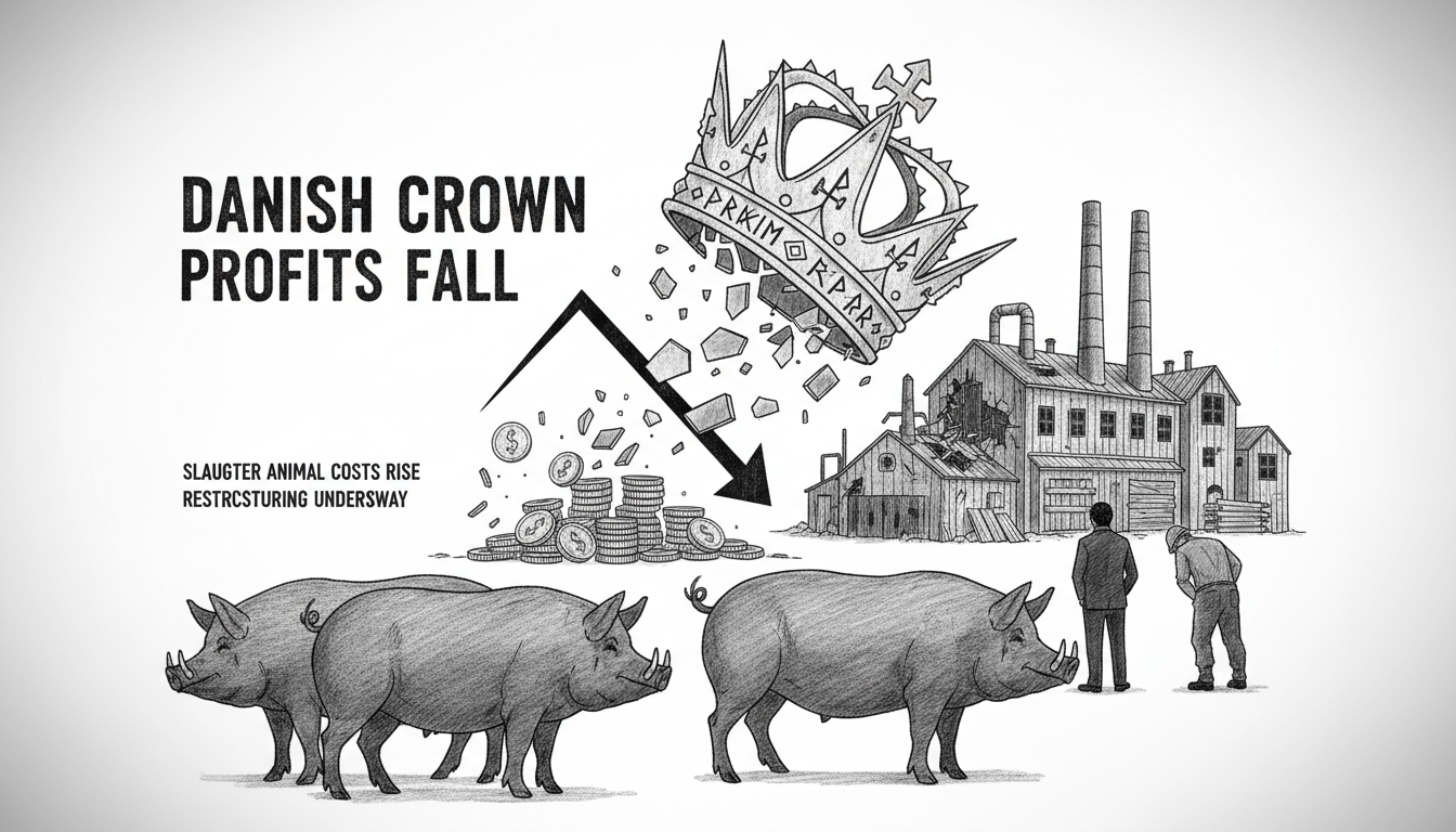 Danish Crown profits fall by quarter billion as slaughter animal costs rise