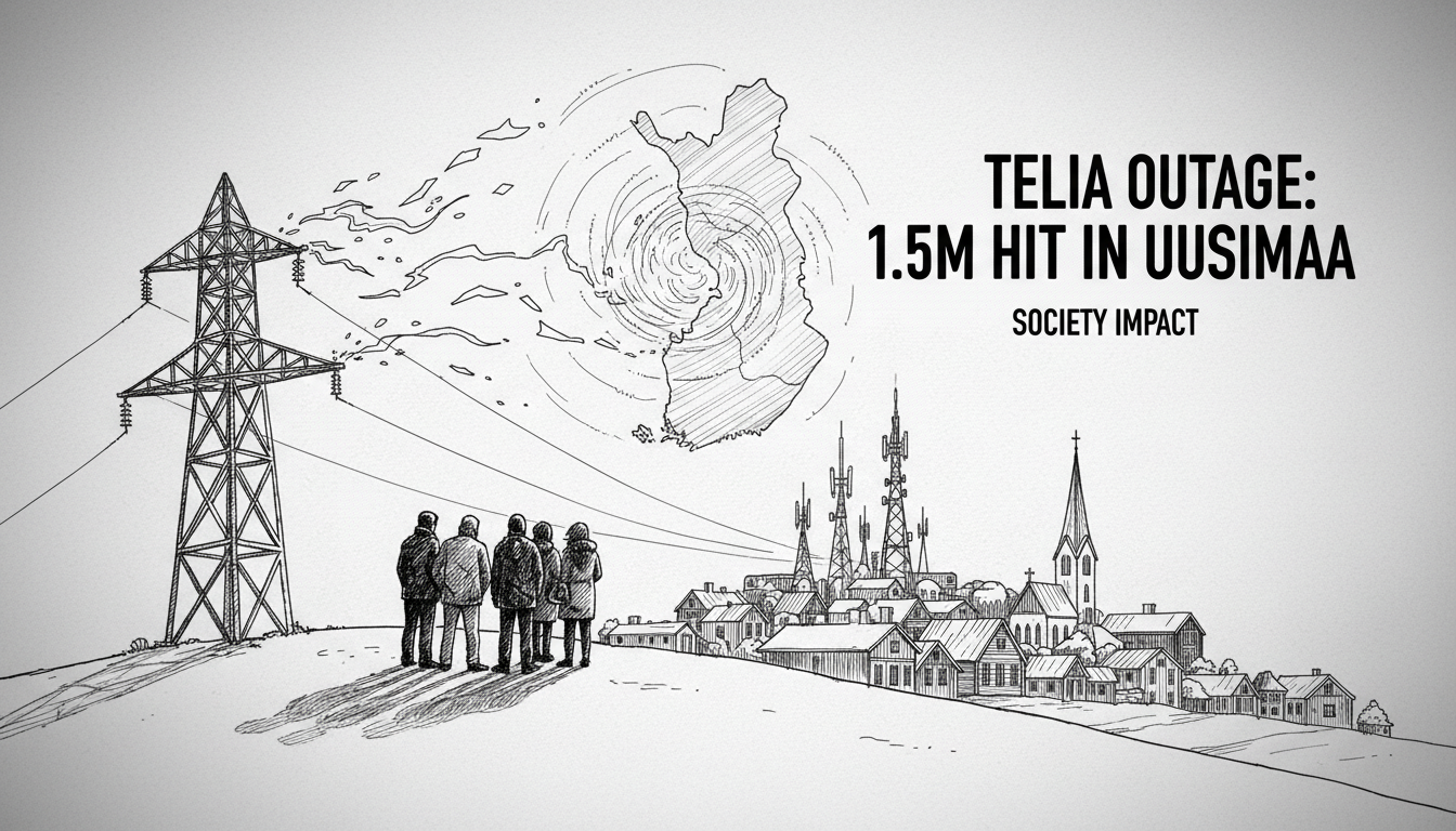 Finland's Telia Outage Hits 1.5M in Uusimaa Region