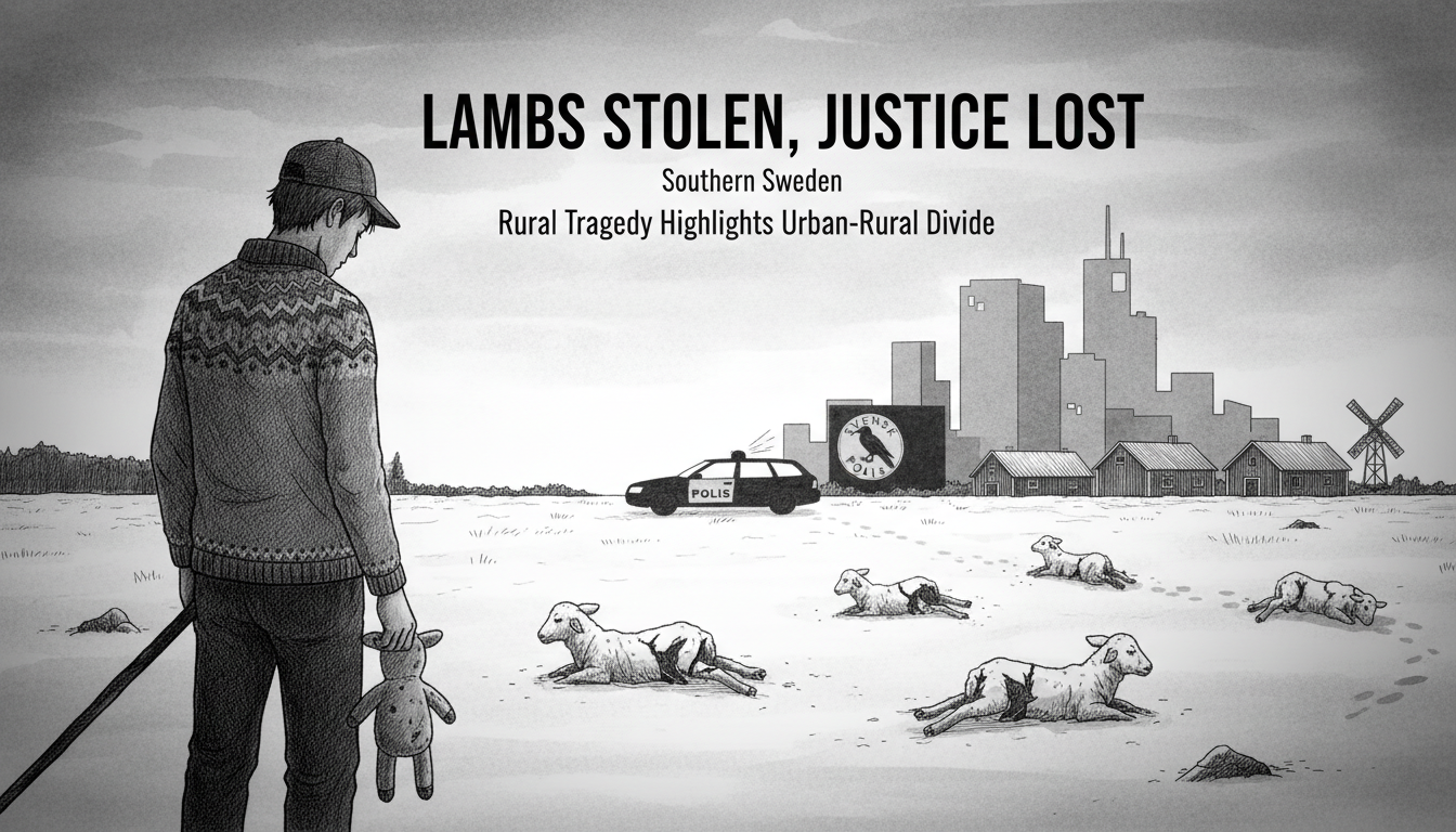 Police Drop Investigation After Lambs Stolen and Dismembered in Southern Sweden