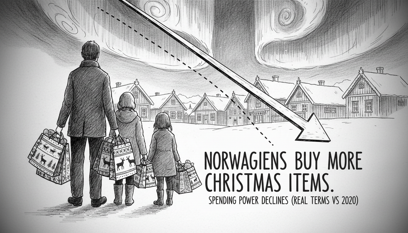 Norwegians Buy More Christmas Items But Spending Power Declines