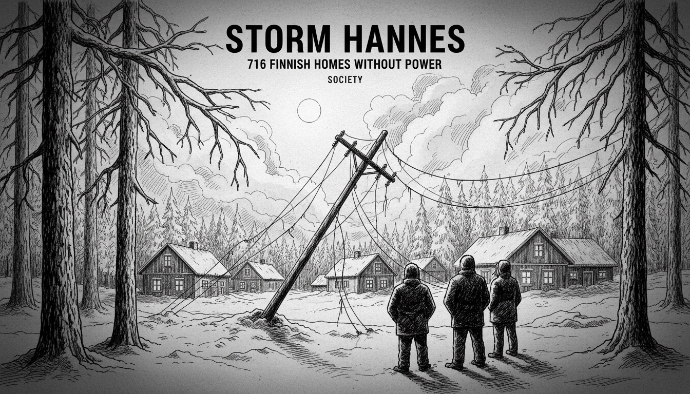Storm Hannes Leaves 716 Finnish Homes Without Power