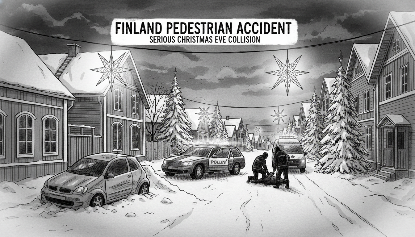 Finland Pedestrian Accident: Serious Christmas Eve Collision