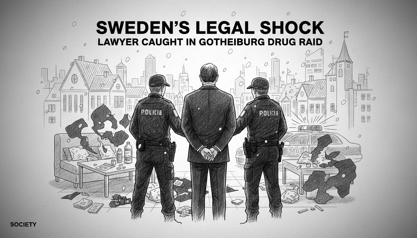 Sweden's Legal Shock: Lawyer Caught in Gothenburg Drug Raid