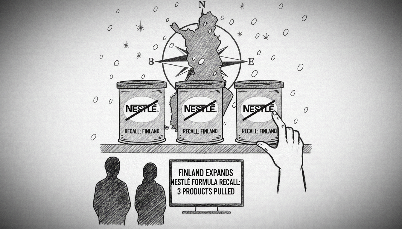 Finland Expands Nestlé Formula Recall: 3 Products Pulled
