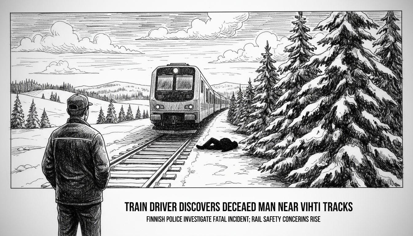 Train Driver Discovers Deceased Man Near Tracks in Vihti