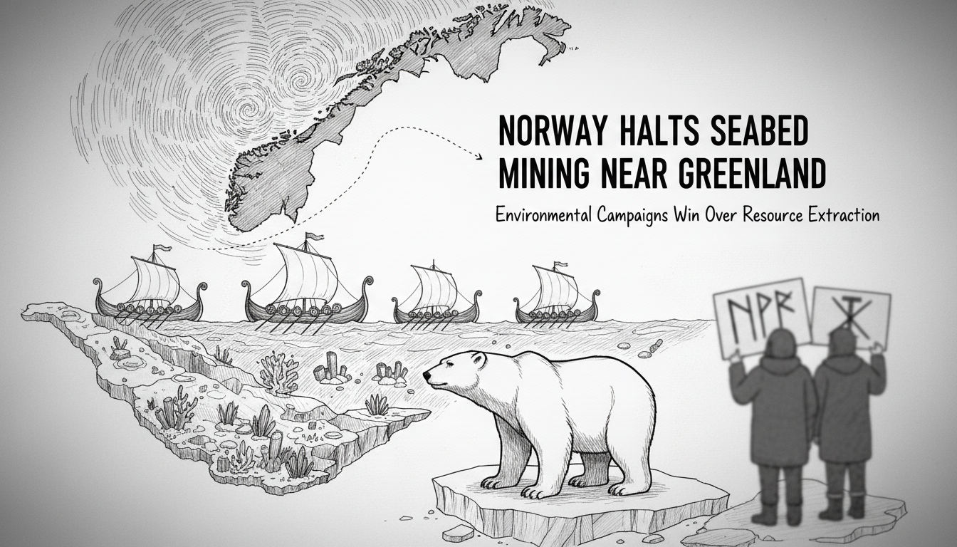 Norway Halts Controversial Seabed Mining Project Near Greenland