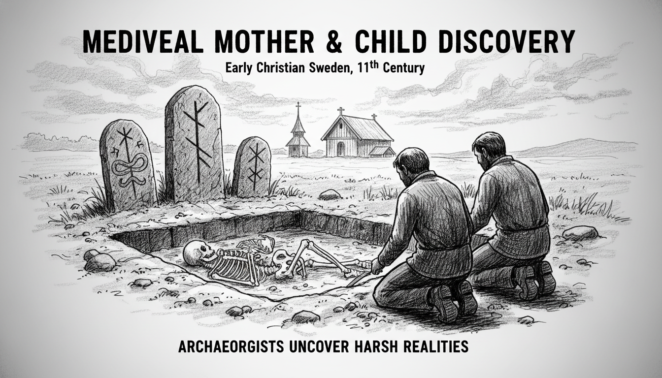 Archaeologists Moved by Medieval Mother and Unborn Child Discovery