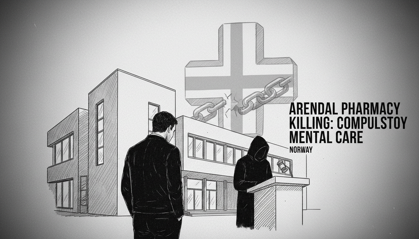 Man Sentenced to Compulsory Mental Care for Arendal Pharmacy Killing