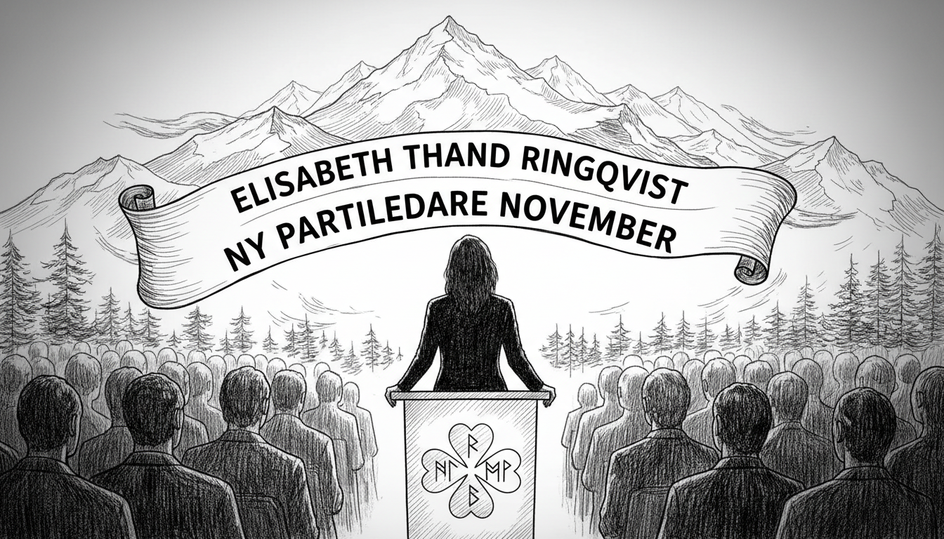 Elisabeth Thand Ringqvist Proposed as New Center Party Leader