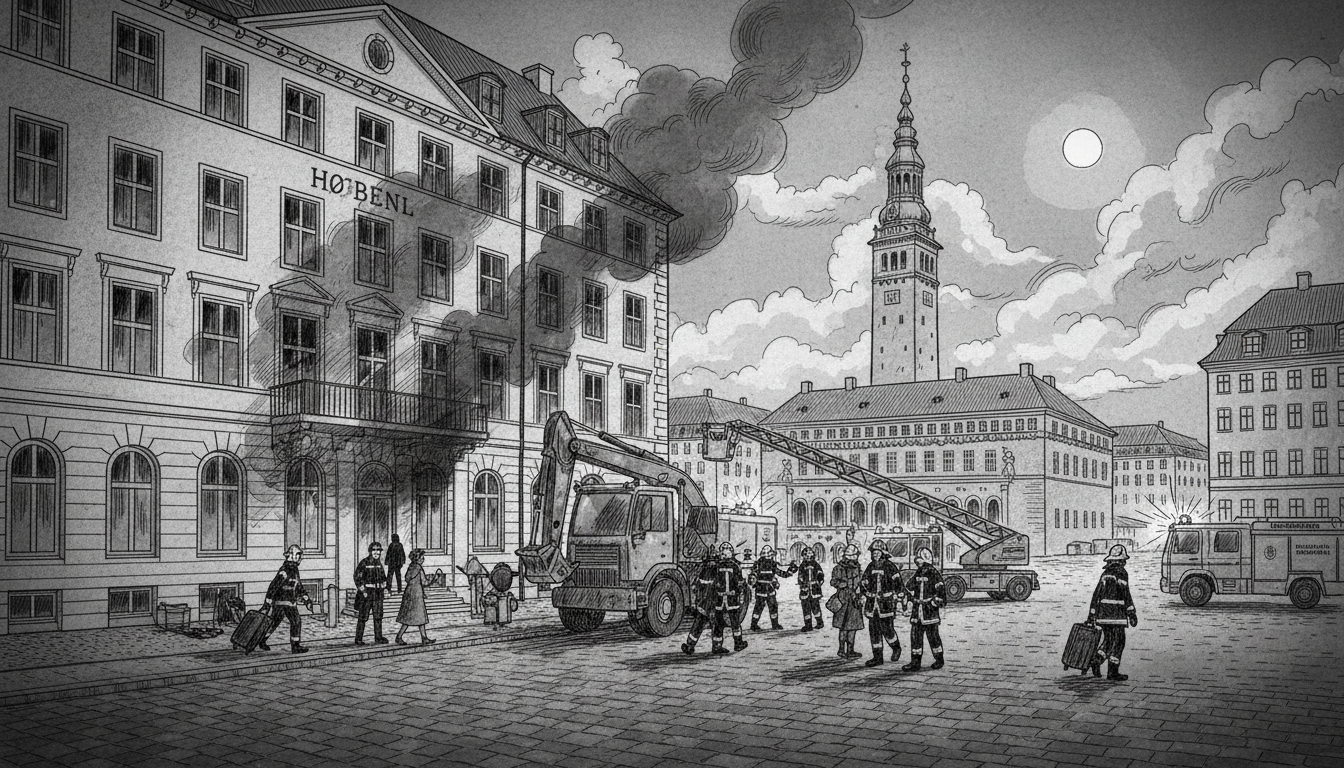 Copenhagen Hotel Evacuation Sparks Emergency Response at City Hall Square