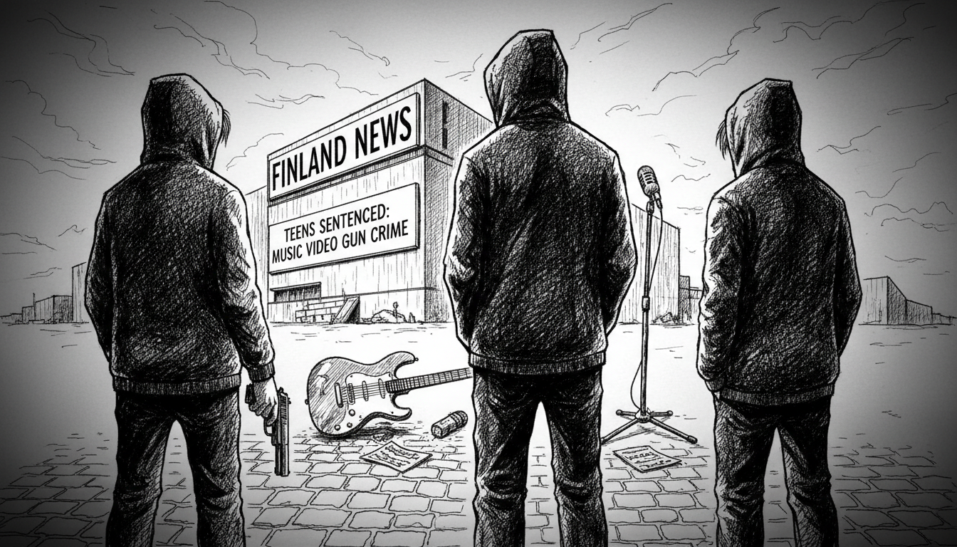 Finland Teens Sentenced: Music Video Gun Crime
