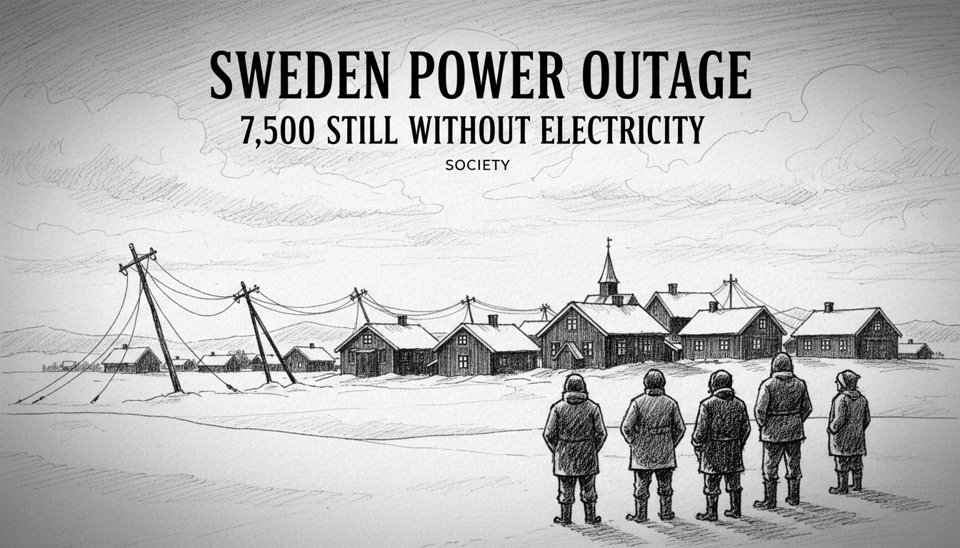 Sweden Power Outage: 7,500 Still Without Electricity