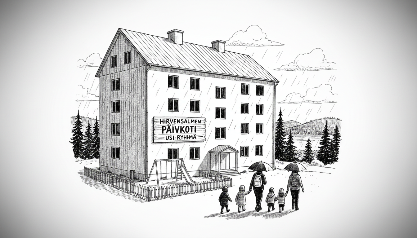 Finnish Municipality Converts Apartment to Meet Surging Early Childhood Education Demand