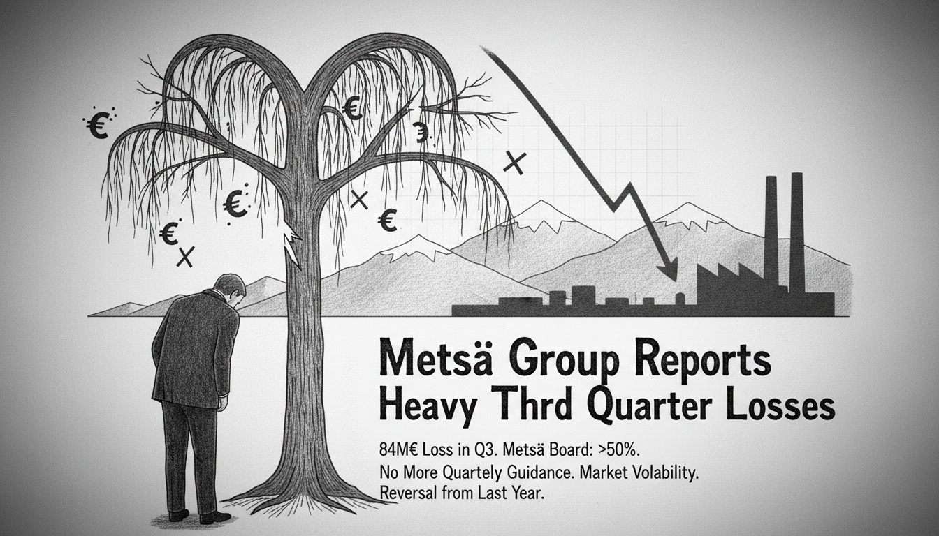 Metsä Group Reports Heavy Third Quarter Losses