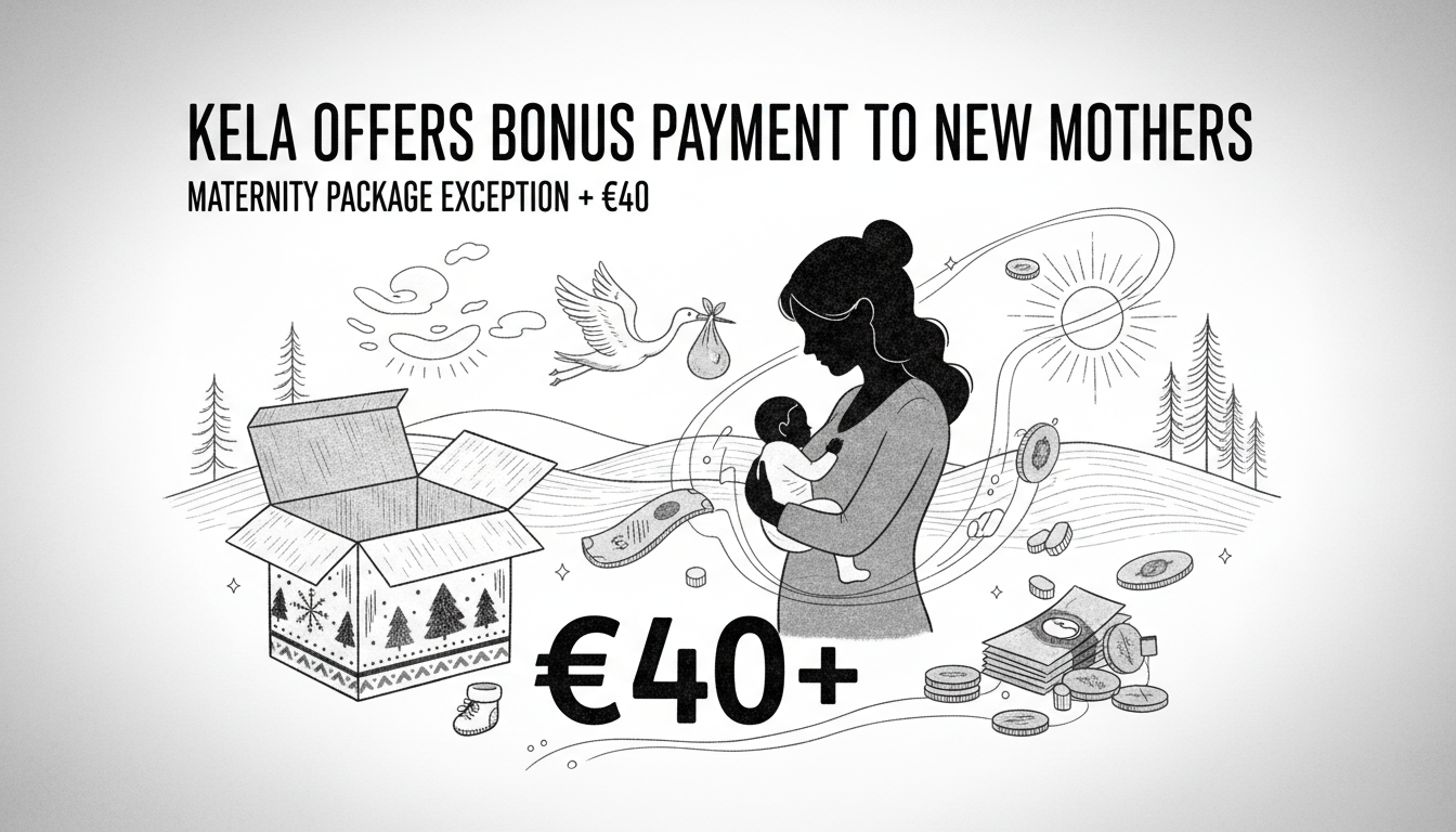 Kela Offers Bonus Payment to New Mothers in Maternity Package Exception
