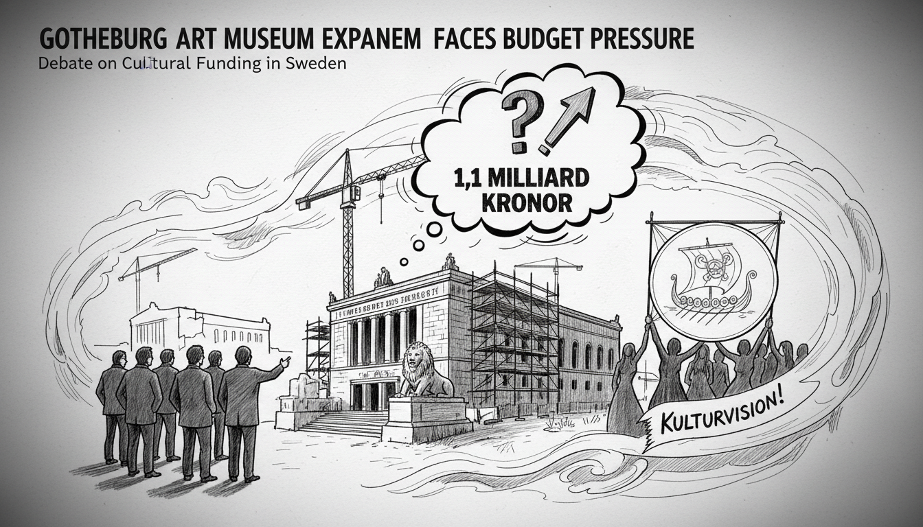 Gothenburg Art Museum Expansion Faces Budget Pressure