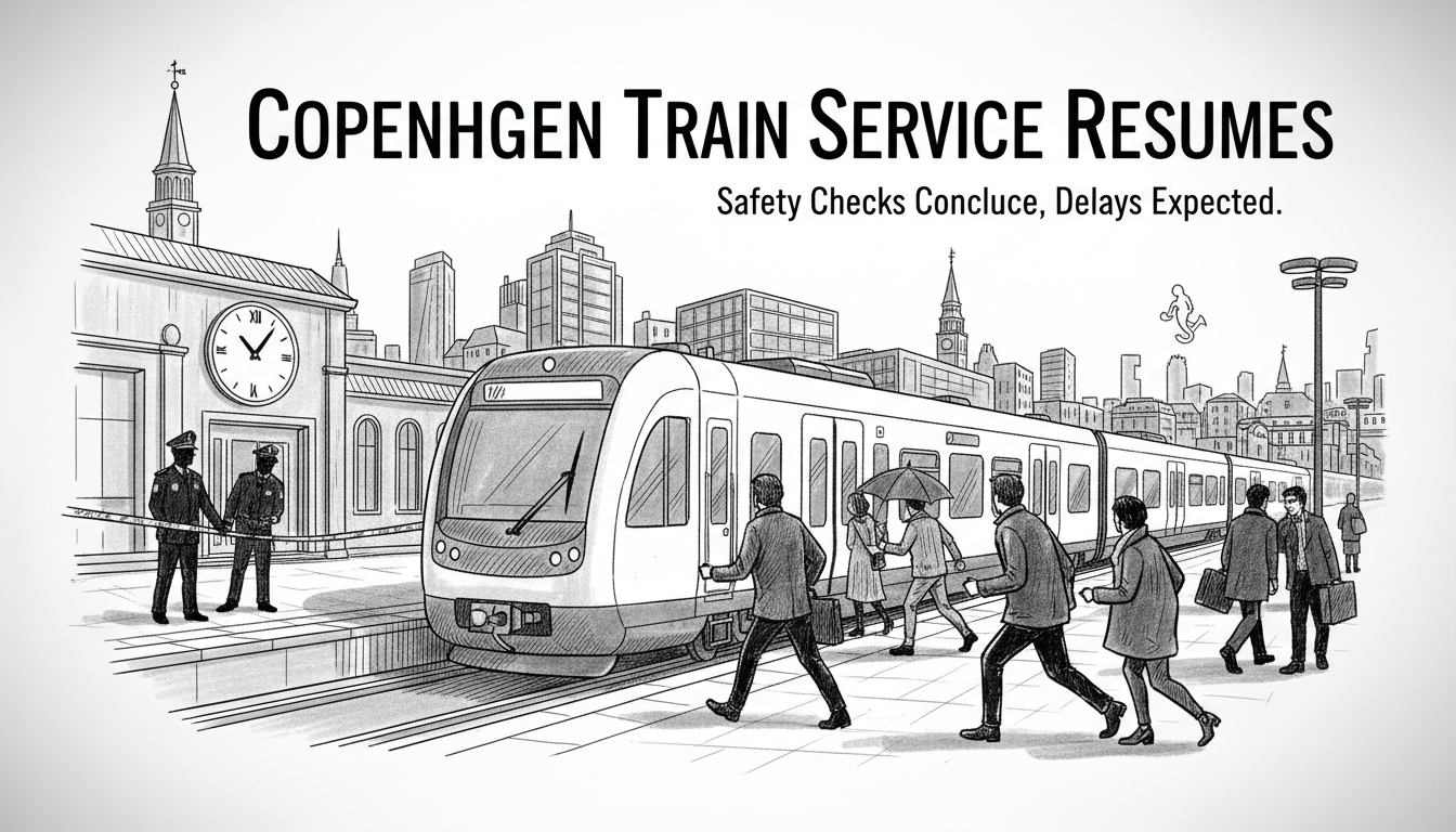 Copenhagen Train Service Resumes After Police Investigation