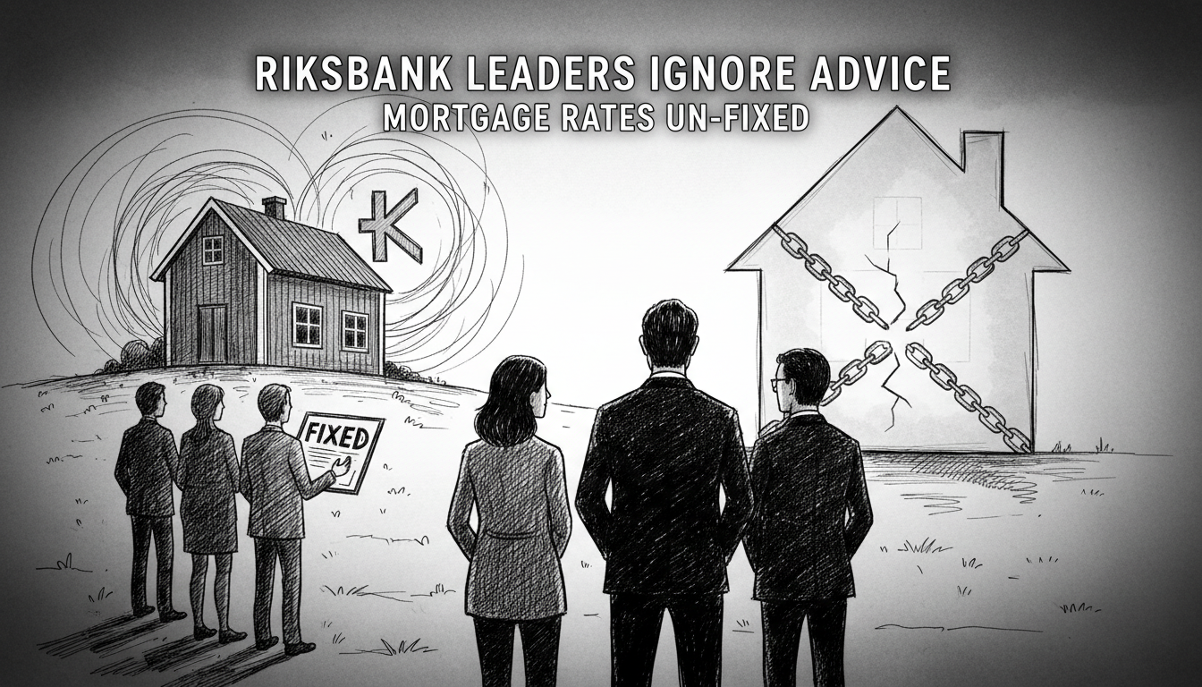 Riksbank Leaders Ignore Mortgage Council Advice on Fixed Rates