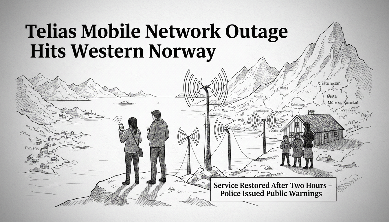 Telias Mobile Network Outage Hits Western Norway