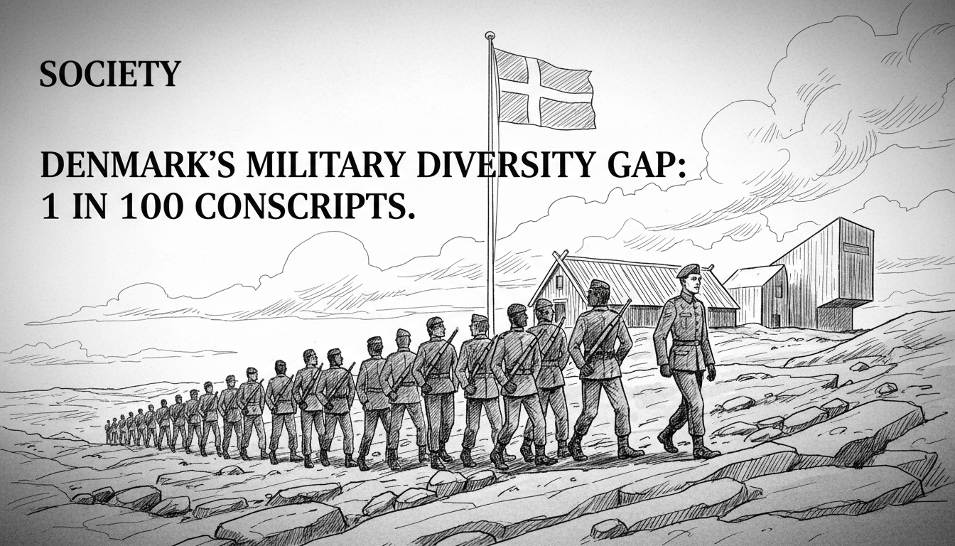 Denmark's Military Diversity Gap: 1 in 100 Conscripts