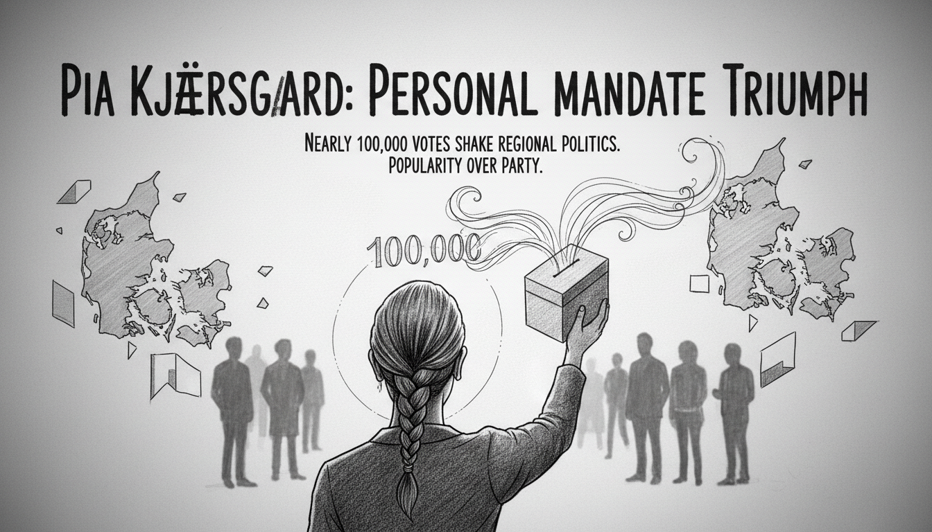 Pia Kjærsgaard Receives Most Personal Votes in Regional Election